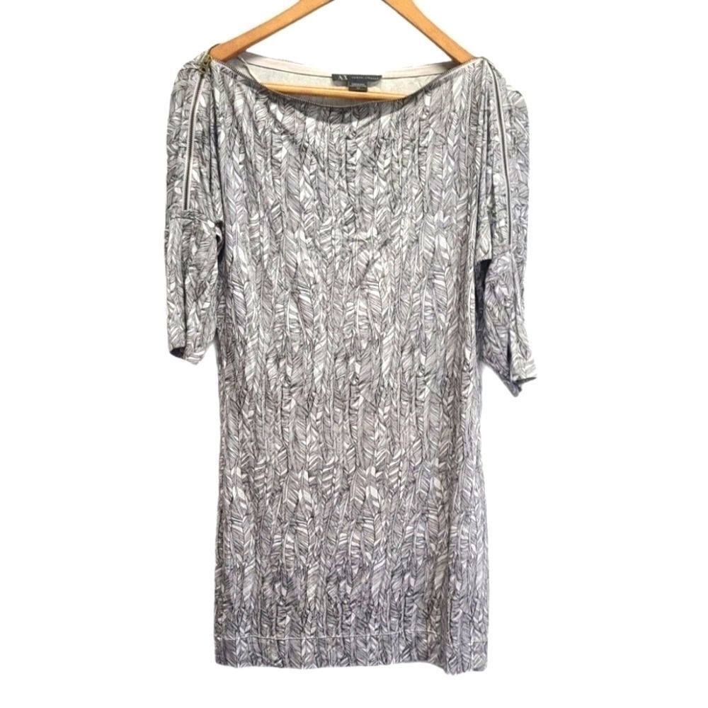 Armani‎ Exchange Leaf Boho Zipper Dress size S